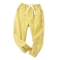 thumbnail image 1 of Toddler Boy Girl Sweatpants Athletic Joggers Pants Solid Color Elastic Waist Track Pants Spring Clothes, 1 of 5