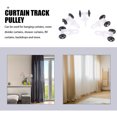 thumbnail image 4 of 100pcs Curtain Track Pulley Straight Track Curved Track Sliding Wheel Supply, 4 of 8