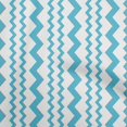 thumbnail image 1 of oneOone Viscose Jersey Light Blue Fabric Vertical Chevron Sewing Craft Projects Fabric Prints By Yard 60 Inch Wide, 1 of 4