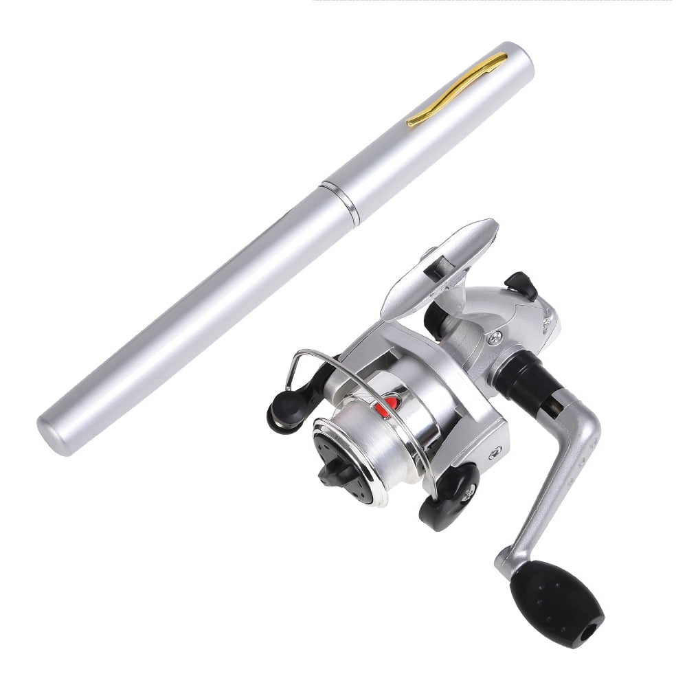 Pen Fishing Rod and Reel Combo Aluminum Alloy Mini Telescopic
