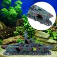 thumbnail image 3 of Cool Aquarium Decor, Boat Ornament, Simulation Non- For Aquarium Fish Tank, 3 of 8