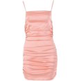 thumbnail image 1 of Dress, Party Spaghetti Straps Bodycon Women Backless Ruched Mini Sling for Summer Beach Casual Fit, 1 of 8
