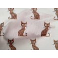 thumbnail image 4 of oneOone Cotton Poplin Fabric Cat Ikat Print Fabric By Yard 56 Inch Wide, 4 of 4