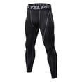 thumbnail image 1 of Mens Four Seasons Simple Exercise Tight Fitness Running Stretch Basketball Base Training Compression Pants Fitness Pants Pants, 1 of 5