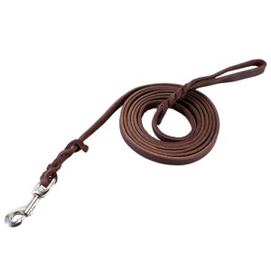 Pets Dog  Leash Leather Leash Walking Leash Pets Dog Training Leash Durable Leather Long Braided Walking Dog  Leash