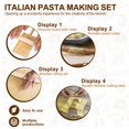 thumbnail image 3 of MesaSe Kit d'Outils pour Faire des Pâtes 11 Pcs Ensemble de Fabrication de Pâtes Efficace avec Planche à Rouler Filetée en Bois Coupe-Pâte Ravioli Multi-Usage pour Cuisine, 3 of 10
