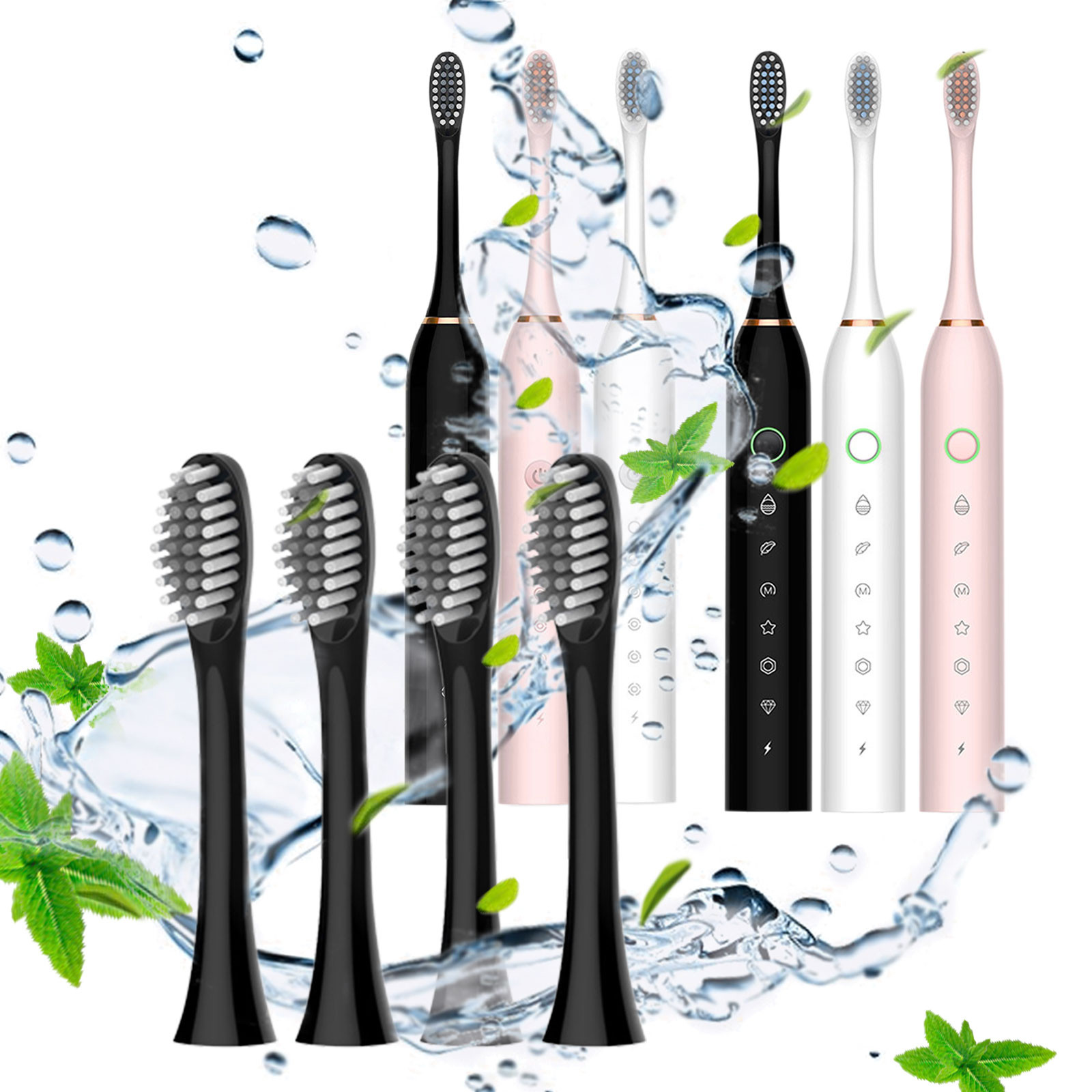50 % de Rabais Tête de Brosse de Rechange Transparente Naittoop pour Brosse à Dents, Tête de Brosse à Dents Modèle Applicable : X-3/X-2/star Mickey X-3/ZV80 X-3 Exclusif (4 Pcs)