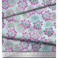thumbnail image 2 of Soimoi Silk Fabric Flower Artistic Print Fabric by the Yard 42 Inch Wide, 2 of 3