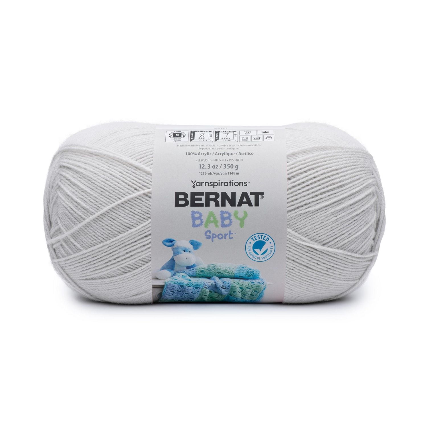 Bernat® Fil Baby Sport™, Acrylique #3 DK, 12,3oz/350g