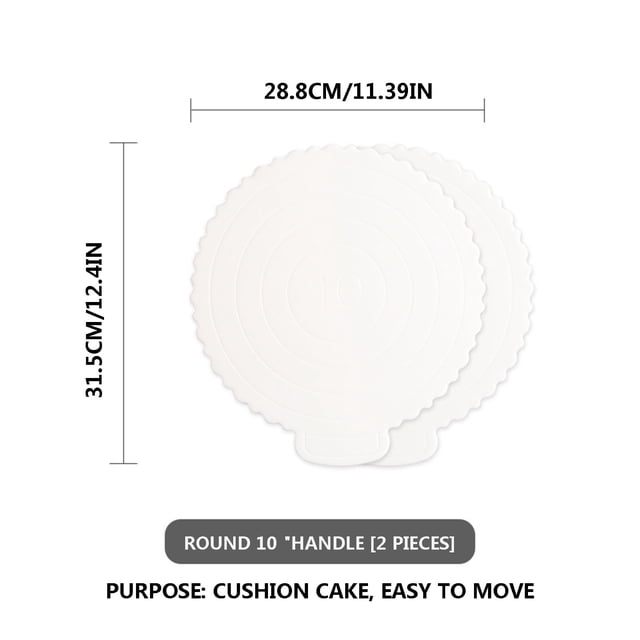 EGNMCR Reusable Birthday Cake Spacer Cake Bottom Household Round Mop Pad baking tool