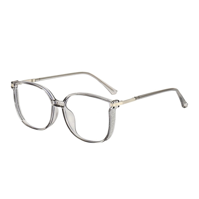 Weloille Blue Light Blocking Glasses, Lightweight PC Frame Anti Eyestrain Clear Lens Glasses, Scratch Resistant UV Protection Comfortable Eyewear, for Working Gaming Computer Screen Use