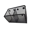 thumbnail image 1 of facefd Porte-Crayon Magnétique Panier en Maille Noir pour Casier Réfrigérateur Table 2 Compartiments, 1 of 5