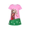 thumbnail image 1 of Girls Dress Tee Shirt Forest Tree House Applique Squirrel Short Sleeve 8 Years, 1 of 6