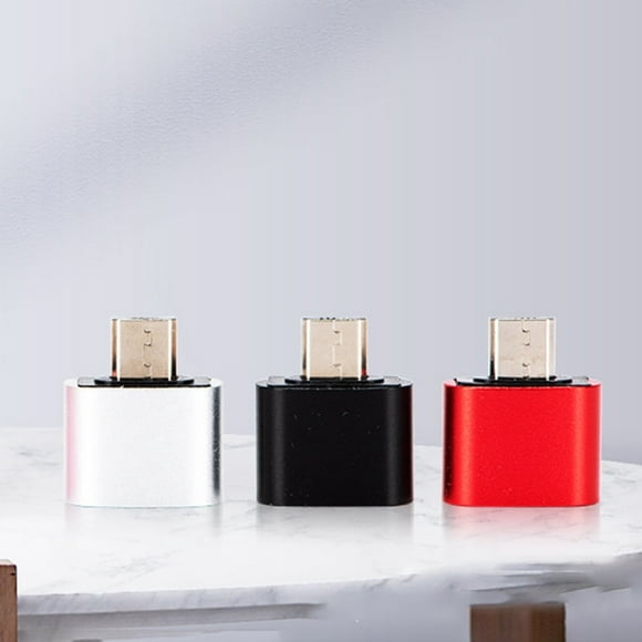 Adaptateur de Chargeur Charge Transmission de Données 2 en 1 Convertisseur Micro-USB vers USB Femelle pour Téléphone Mobile