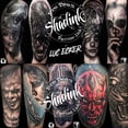 thumbnail image 3 of Shadink Colorful New School & Watercolor Tattoo Ink Set Professional Tattooing Inks for Color Portrait, Black & Gray Style, 3 of 3