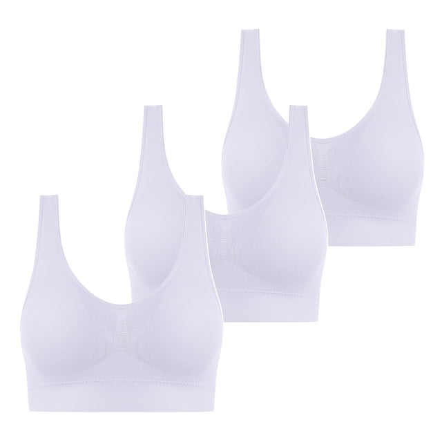 Birdeem 3 Pcs Soutien-Gorge Confortable Sans Armature Respirant pour Femmes