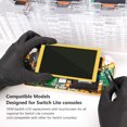 thumbnail image 3 of Écran Lcd de Console de Jeu pour Switch Lite, Haute Saturation des Couleurs, Haute Résolution, Grand Plage de Couleurs, Sensation Antidérapante, Remplacement d'Écran Lcd Rétroéclairé Oem avec Écran Tactile, 3 of 8