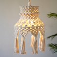 thumbnail image 1 of Elodie Abat-Jour en Macramé Fait Main Abat-Jour Boho Moderne pour Salon, 1 of 8