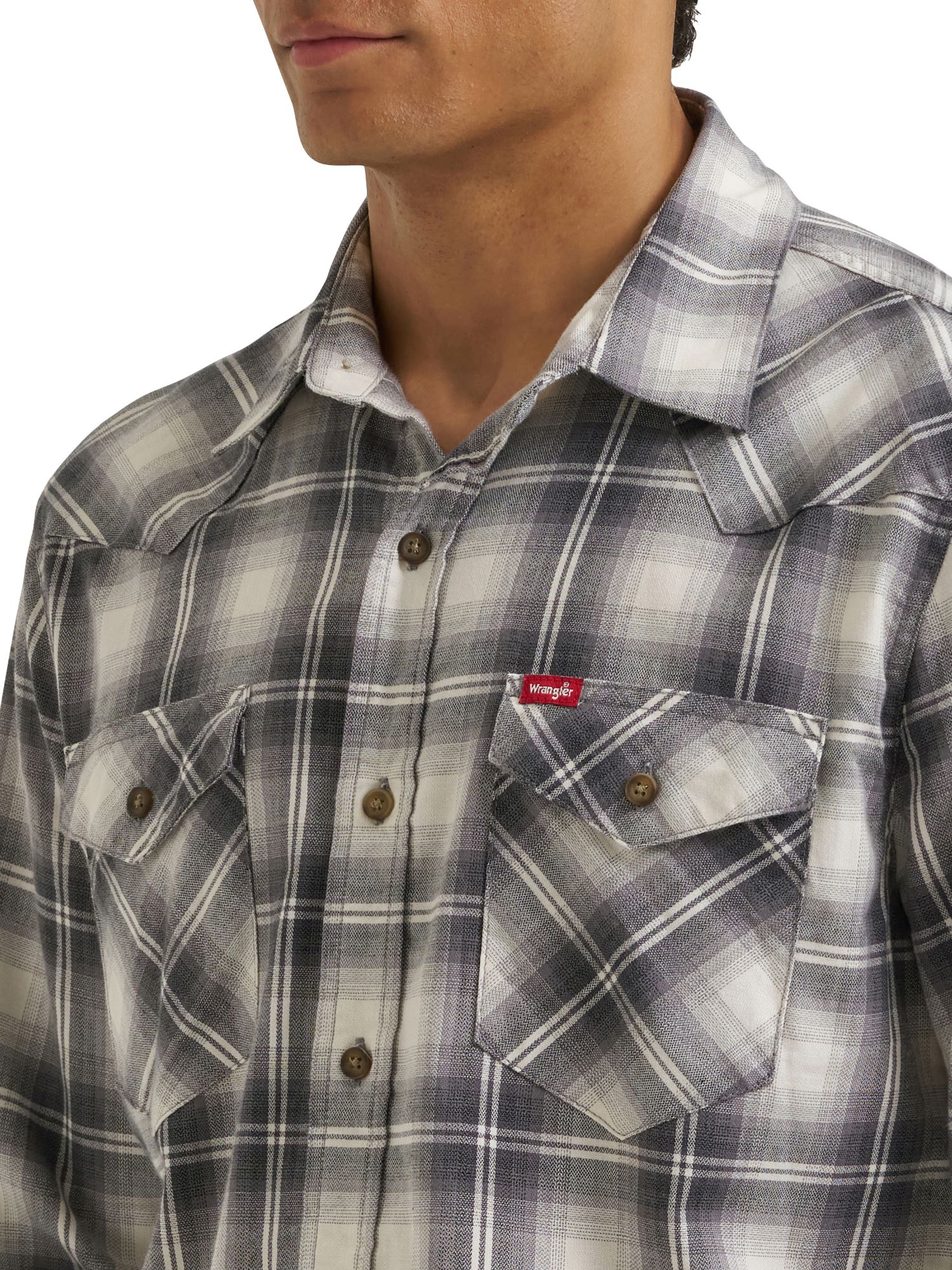 Chemise à manches longues carreaux pour hommes Wrangler®