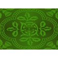 thumbnail image 1 of Ahgly Company Machine Washable Indoor Rectangle Transitional Deep Emerald Green Area Rugs, 8' x 10', 1 of 7