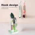 thumbnail image 5 of Dish Brush with Soap Dispenser with Replaceable 4 Brush Heads, Kitchen Dish Scrub Brush, Dish Cleaning Brush with Stainless Steel Handle Kitchen Dish Wand, Green, 5 of 5