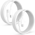 thumbnail image 1 of LoonWear Câble USB-C vers Lightning pour 14, Lot de 2 Cordon de Charge Rapide 2 m [Certifié], Câble Type C vers Lightning 2 m pour 14 13 12 11Pro/Pro Max/Mini/Plus/ SE Blanc 2 m, 1 of 5