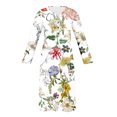 thumbnail image 3 of Babysbule Liquidation Robes d'Automne pour Femmes Mode Femmes Décontracté Élégant Col Rond Imprimé Été Manches Longues Poches Robe, 3 of 5