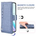 thumbnail image 3 of OnePlus 8 Case, iCoverCase Genuine Leather Wallet Case Slim Fit Folio Book Design with Stand and Card Slots Flip Case Cover for OnePlus 8 (Blue), 3 of 5