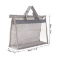 thumbnail image 2 of Unique Bargains Sacs à Poussière pour Sac à Main, Taille m Protecteur de Sac Transparent en PVC Antipoussière, Gris Pâle, 2 of 5