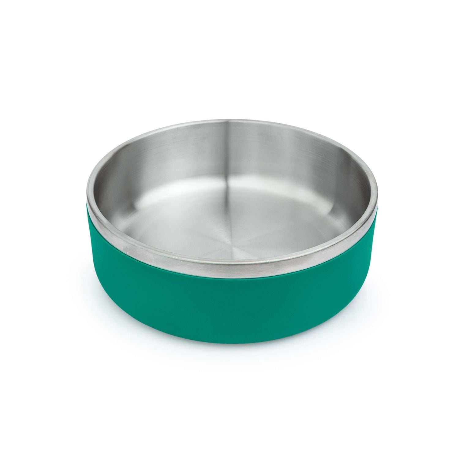 One Paw, Small Double Stainless Steel Dog Bowl, 1.3L (44 oz), for Dogs and Cats