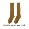 thumbnail image 3 of Aocisk Womens Socks To Keep Warm Sock High The Knee Lightweight and Thick for Cold Weather Knee High Socks for Women Thermal Socks Black One Size, 3 of 5