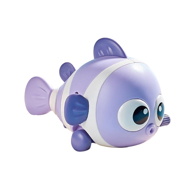 Jouet de Bain Poisson à Remonter Cadeau pour l'Heure du Bain Jouet Aquatique à Remonter pour Enfants Violet
