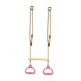 thumbnail image 2 of Lipstore Barre de Trapèze Stable Robuste Balançoire Portable pour Usage Intérieur Extérieur Gym à Domicile Rose, 2 of 8