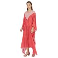 thumbnail image 3 of Moomaya Robe Caftan Imprimée Robe Maxi pour Femmes Tenue de Plage Fête Kimono Couvre-Maillot Caftan, 3 of 6