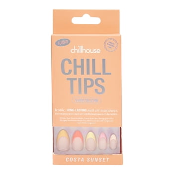 Chillhouse - Ongles à coller - Amande - Costa Sunset - 30 ongles