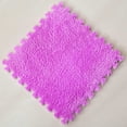 thumbnail image 2 of Purple Kids Play Mat Foam Puzzle Floor Tiles Soft Interlocking Eva Mat For Playroom And Nursery 30X30X1Cm Square Rug Mats For Kids Play Area In Purple, 2 of 4