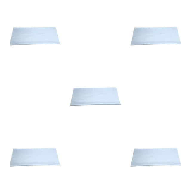Decodeary Microfiber Glasses Cloth Lens Dust Dirt Remover Soft Computer Tablet Cellphone Screen Cleaning Supplies Blue 5Set