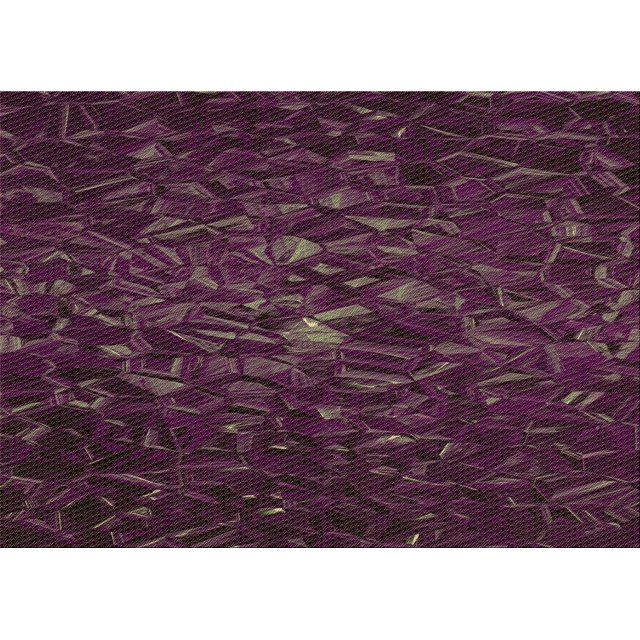 Ahgly Company Machine Washable Indoor Rectangle Transitional Purple Lily Purple Area Rugs, 4' x 6'