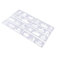 thumbnail image 4 of Rongfmy 8 Journal Drawing Template Stencils Set Scrapbooking DIY Card Boat, 4 of 9