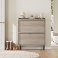 thumbnail image 4 of Armoire à Chaussures en Bois à Tiroir Rabattable – Organisateur de Rangement Mural Caché avec Tablettes Ajustables, MDF Imperméable pour Entrée/couloir, Contient 8 à 20 Paires, 4 of 7