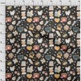thumbnail image 4 of oneOone Rayon Dark Gray Fabric Tool Sewing Craft Projects Fabric Prints By Yard 56 Inch Wide, 4 of 4