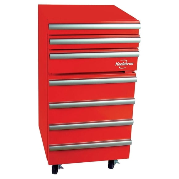 Koolatron Cool Tool Chest Compact Fridge, 1.8 Cu Ft, Red, Unique Tool Chest Style Fridge for Home & Garage