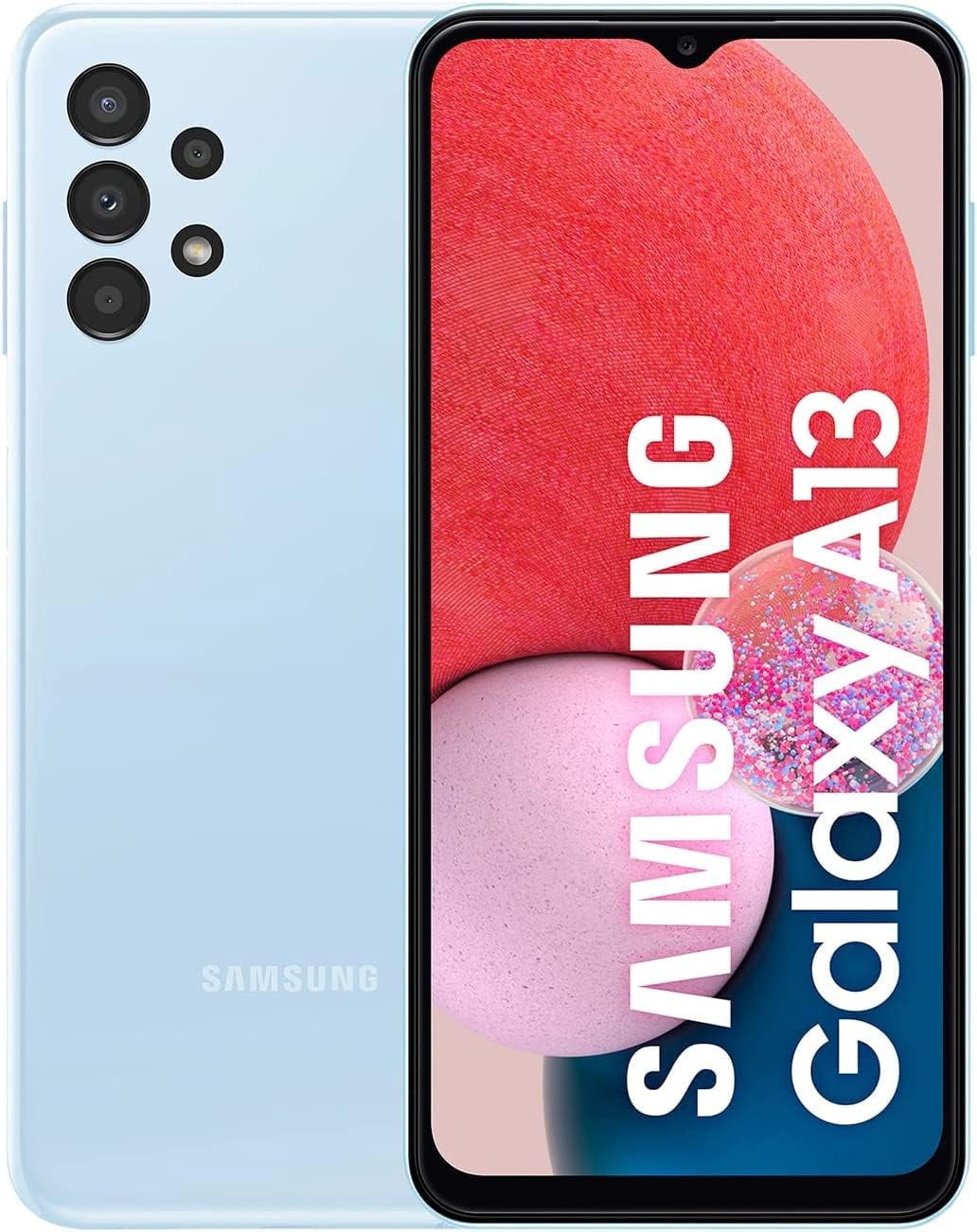 Refurbished Samsung Galaxy A13 4G - 64GB – Blue – 50MP Triple Rear & 8MP Front Camera - Fully Unlocked Smartphone - Excellent Condition