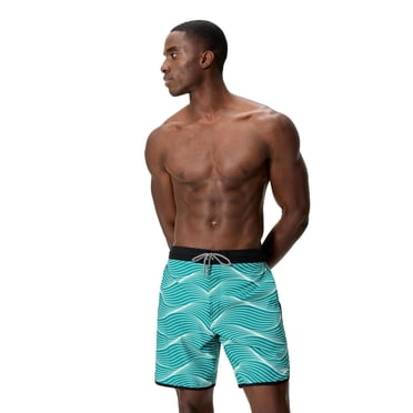 Speedo Men's "Island Swell" Printed Boardshort 18"