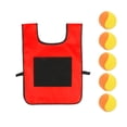 thumbnail image 1 of HUASHENG 5 Set Dodgeball With 1 Sticky Vest Games With Strap Interactive Throwing Game Sticky For Kids Outdoor Playing, 1 of 9