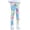 Light Blue_002, variant on YOUSNH Kids Girls Ankle Length Leggings Printing Flower Classic Stretch Pants Girls Pants Yellow_001 12-13 Years