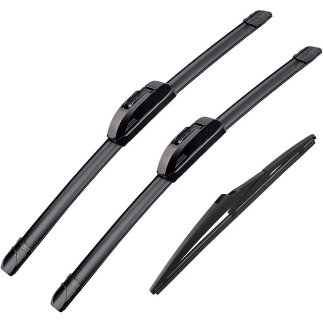 ORUYROP 26"+16" Windshield Wipers With 12" Rear Wiper Blade Sets Automotive Replacement for Hyundai Santa Fe 2019-2021,Easy For Installation (Pack of 3)