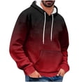thumbnail image 1 of LIaqionyy Mens Hoodies Sweatshirts Casual Drawstring Pullover Long Sleeve Sweatshirt Tops with Pockets, 1 of 5
