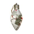 thumbnail image 1 of Christmas Decorations Double Pointed Sphere Christmas Tree Pendant Indoor Creative Transparent Light Emitting Led Christmas Ball, 1 of 4