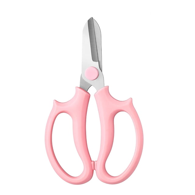 Floral Scissors for Gardening - Stainless Steel Garden Shears for Pruning Flowers, Flower Arrangement, Plants Trimming and Shaping - Non-Slip Handle, Compact Hand Pruners
